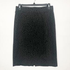 NYDJ Animal Print High-Waisted Skirt XS